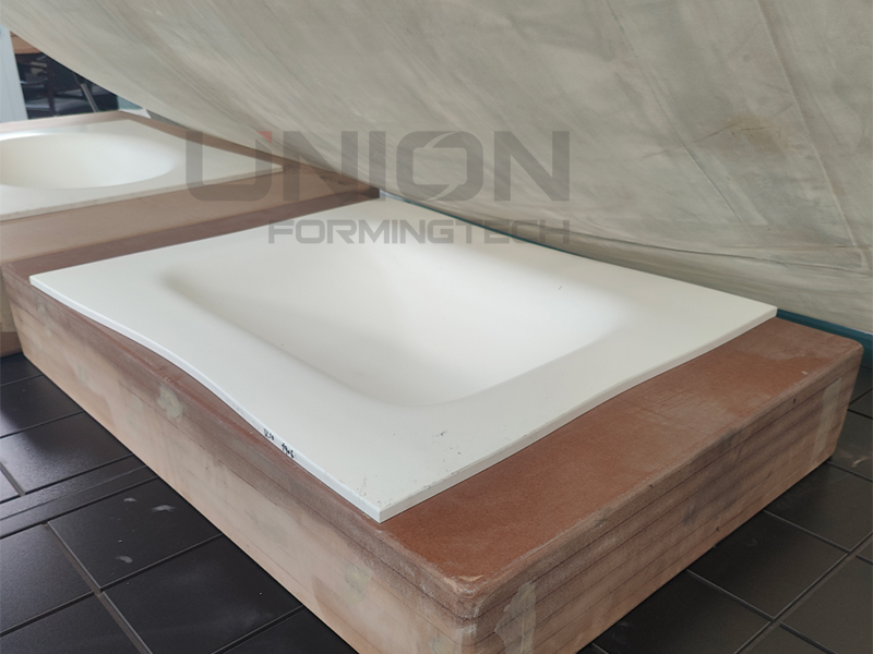 MDF mold for basin ,PET acoustic panle etc vacuum forming and press forming products 