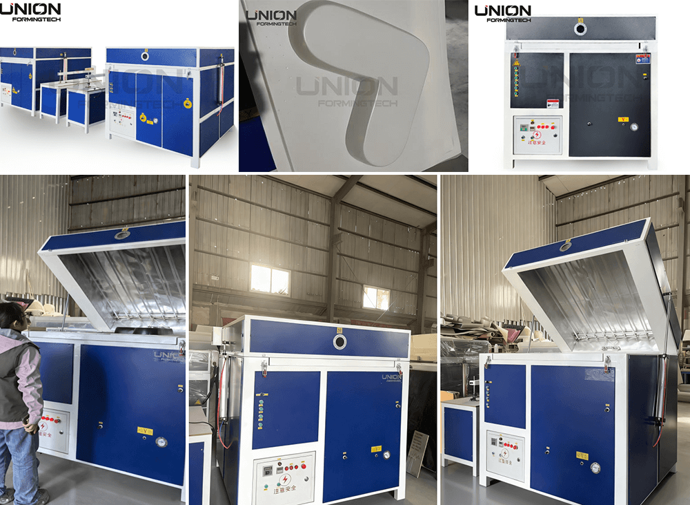 VFM-1200 Plastic vacuum thermoforming machine for signage, auto trim, and architectural models VFM-1200 Plastic vacuum thermoforming machine for signage, auto trim, and architectural models