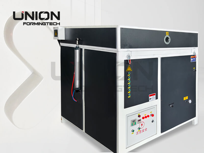 VFM-1200 vacuum thermoforming machine for acrylic, ABS, PVC, PET