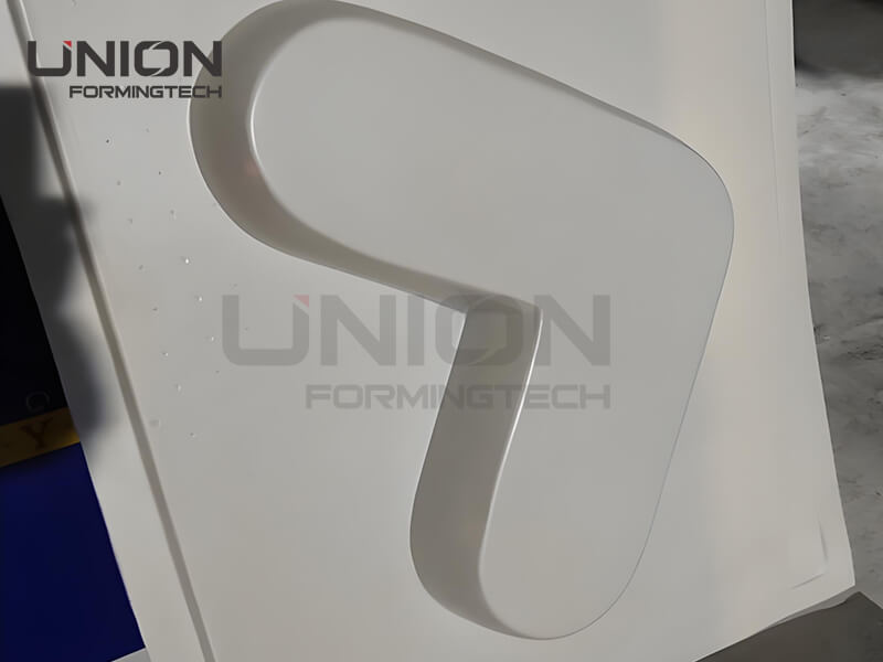 VFM-1200 vacuum thermoforming machine for acrylic, ABS, PVC, PET