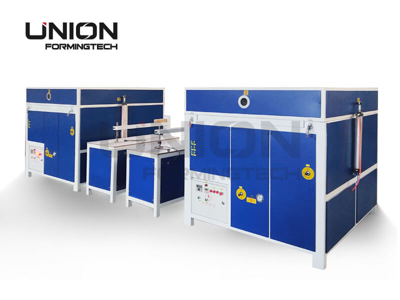VFM-1200 vacuum thermoforming machine for acrylic, ABS, PVC, PET