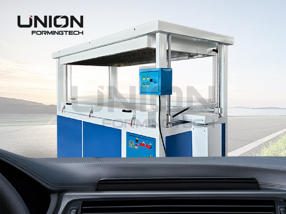 Dashboard recovery vacuum forming machine