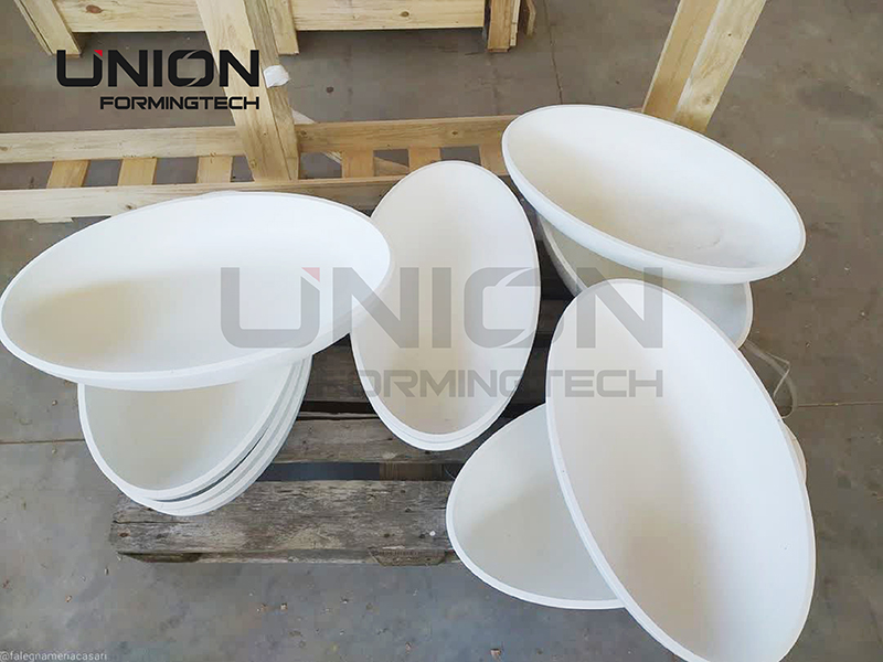 HP-1250A Single Station hydraulic press for Corian sinks & panels