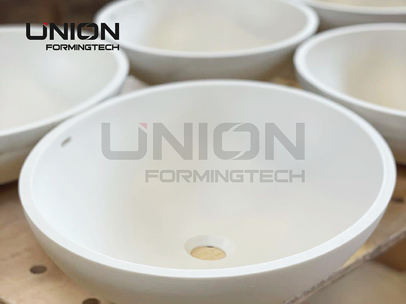 HP-1250A Single Station hydraulic press for Corian sinks & panels