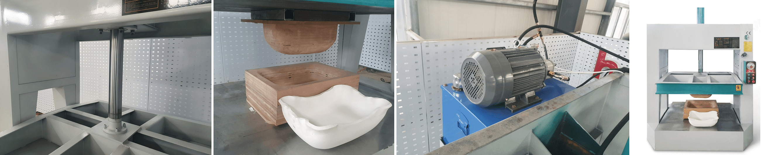 HP-1250A hydraulic press machine for molding Corian sinks and soundproof wall panels