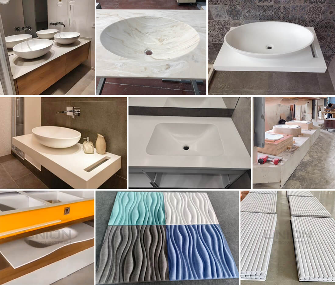 HP-2500A double-mould hydraulic press for Corian basins and polyester fiber panels