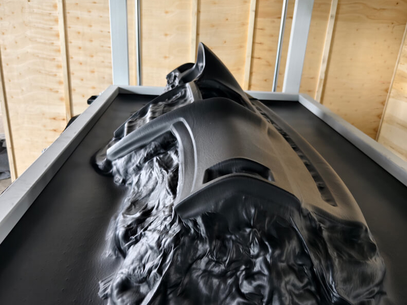 Production of car dashboards