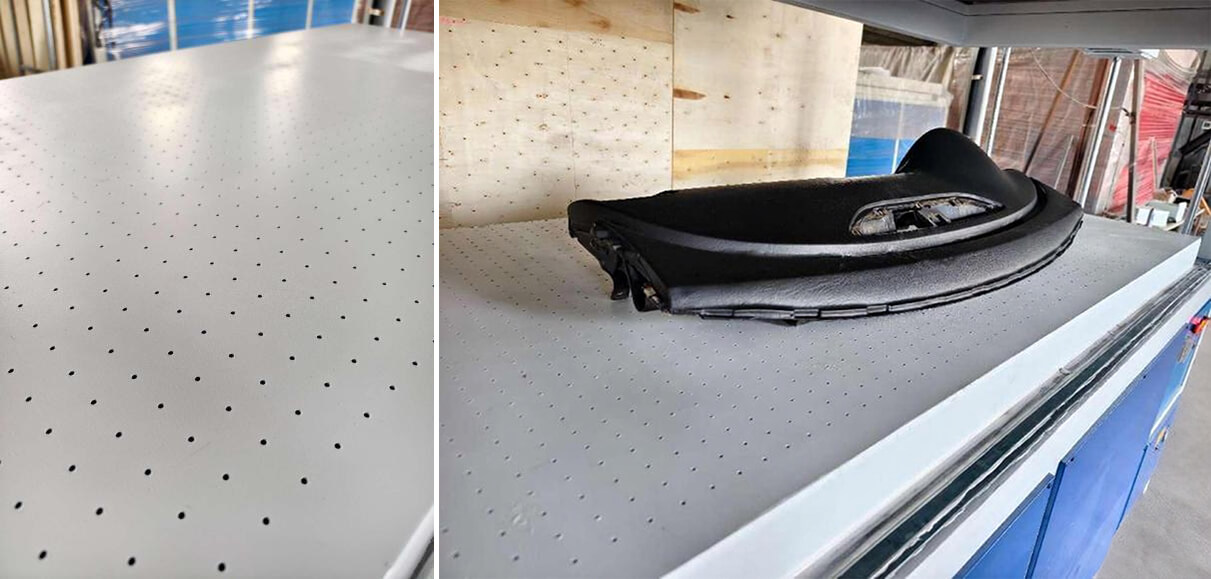 Precise and stable operation of the Dashboard vacuum thermoforming machine Precise and stable operation of the Dashboard vacuum thermoforming machine