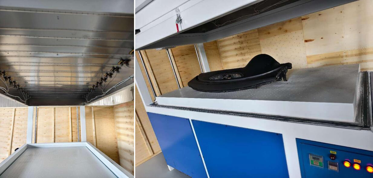 Precise and stable operation of the Dashboard vacuum thermoforming machine Precise and stable operation of the Dashboard vacuum thermoforming machine