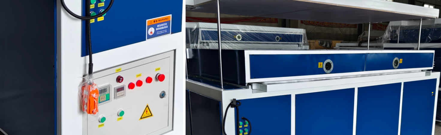 VFM-1224 thermoforming machine for signage, auto parts, and architectural models