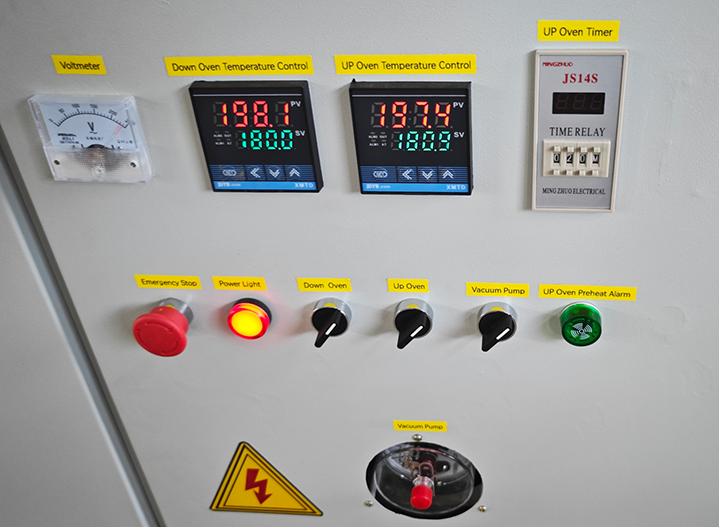 VMP-A vacuum membrane press for precision thermoforming of Corian and solid surfaces