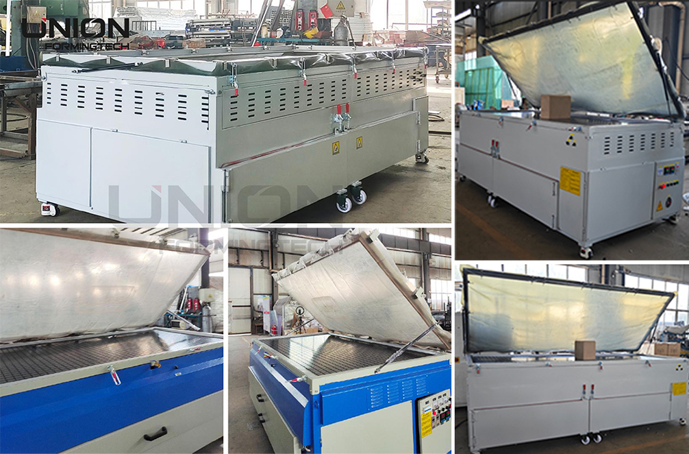 VMP-A vacuum membrane press for precision thermoforming of Corian and solid surfaces