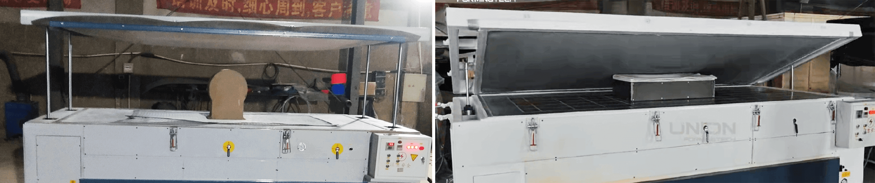 VMP-B vacuum press for precision 3D thermoforming of acrylic and thermoplastic sheets