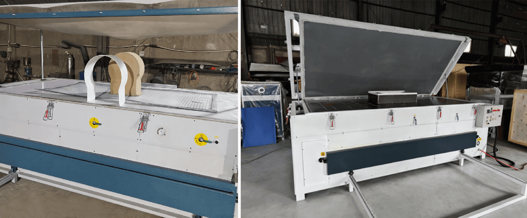 VMP-B vacuum press for precision 3D thermoforming of acrylic and thermoplastic sheets