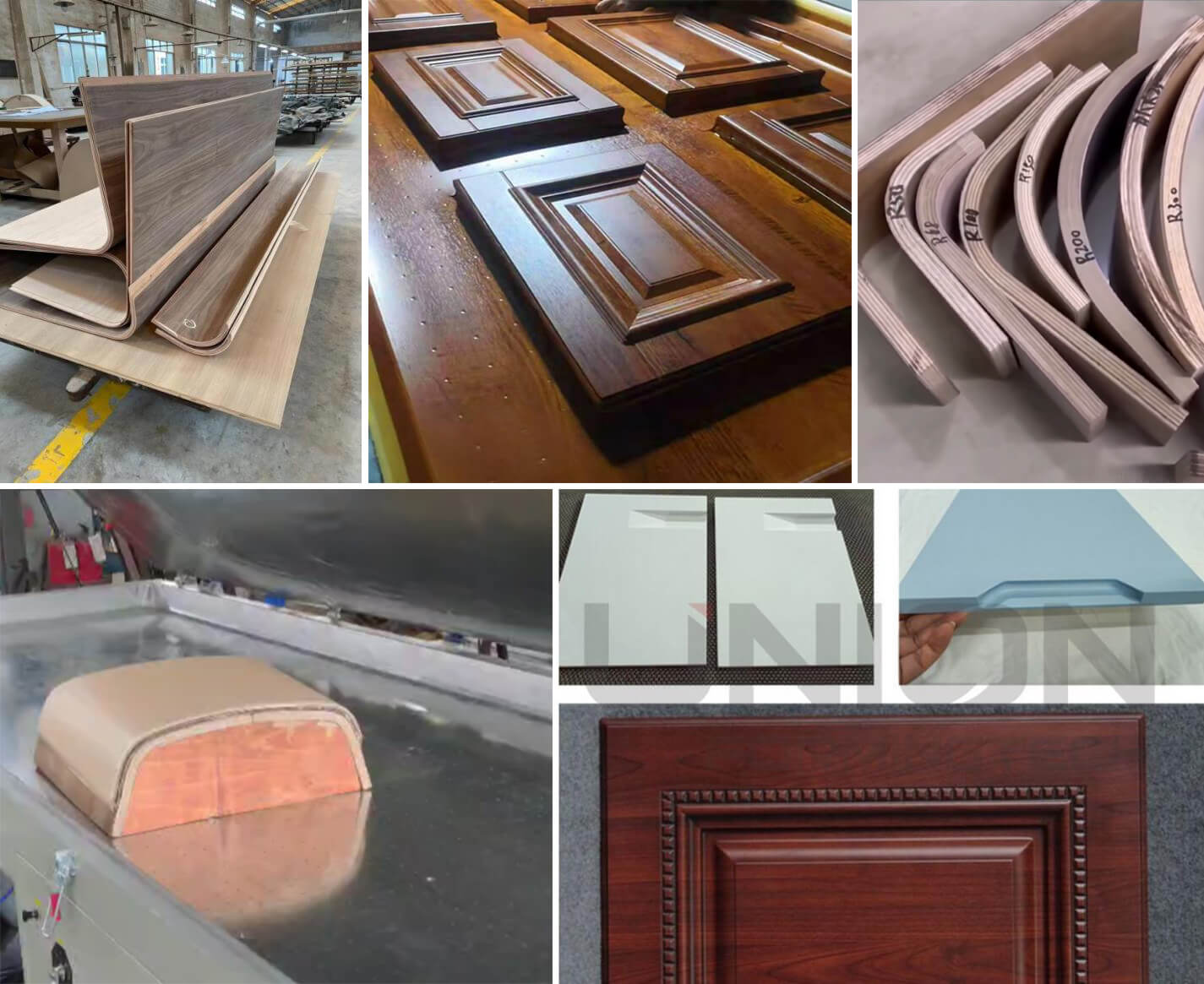 VMP-C 450mm arc vacuum laminator for wood, cabinet & PVC veneer film application