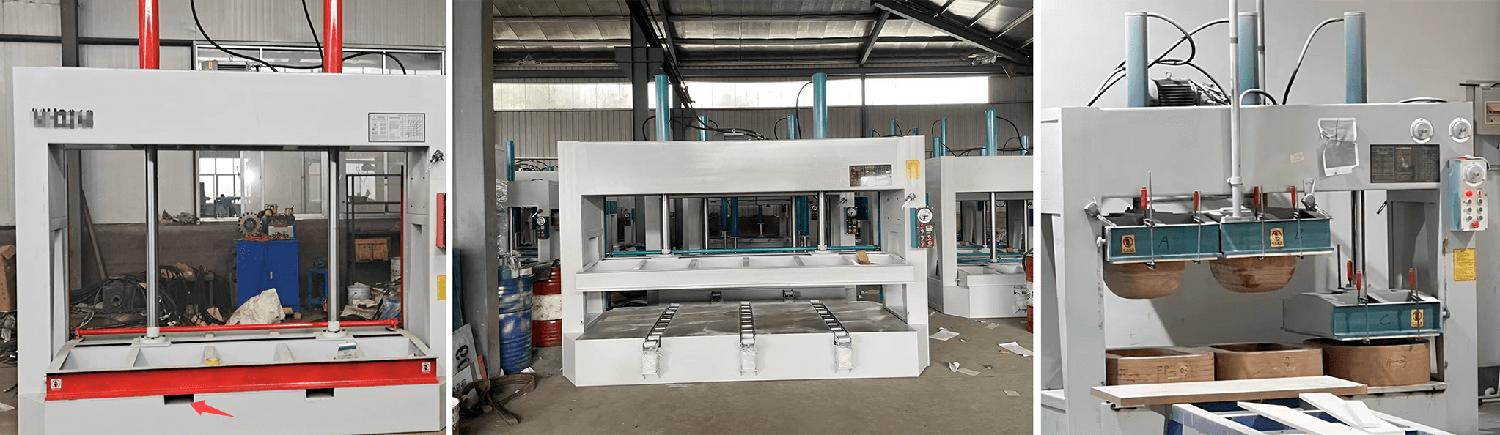 HP-1250A hydraulic press machine for molding Corian sinks and soundproof wall panels
