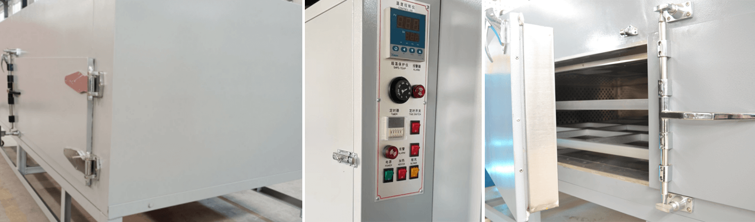 OVEN-2513H2 Industrial Oven: horizontal air circulation for uniform heating of composites