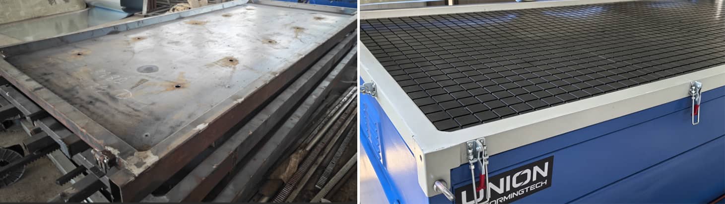 VMP-A vacuum membrane press for precision thermoforming of Corian and solid surfaces VMP-A vacuum membrane press for precision thermoforming of Corian and solid surfaces